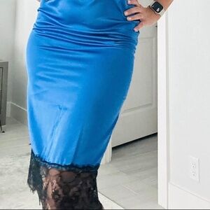 Midi dress blue